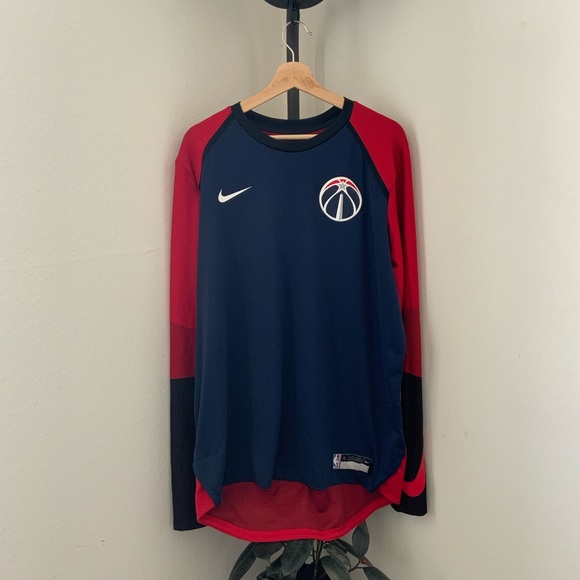 Nike Other - Washington Wizards Player Worn Nike Warmup Shirt